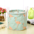 Cartoon Round Cotton Linen Desktop Storage Box - Gadget Me Please