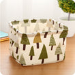 Cartoon Round Cotton Linen Desktop Storage Box - Gadget Me Please