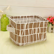 Cartoon Round Cotton Linen Desktop Storage Box - Gadget Me Please