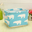 Cartoon Round Cotton Linen Desktop Storage Box - Gadget Me Please