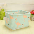 Cartoon Round Cotton Linen Desktop Storage Box - Gadget Me Please