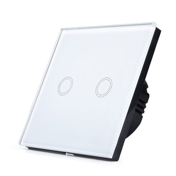 2 Gang 1 way Smart Home Light Wall Switch Button - Gadget Me Please