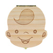 1pcs Spanish English Russian wood baby kids tooh box organizer - Gadget Me Please
